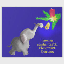 Papel De Regalo Juguete gigante de elefantes Navidades elefantes