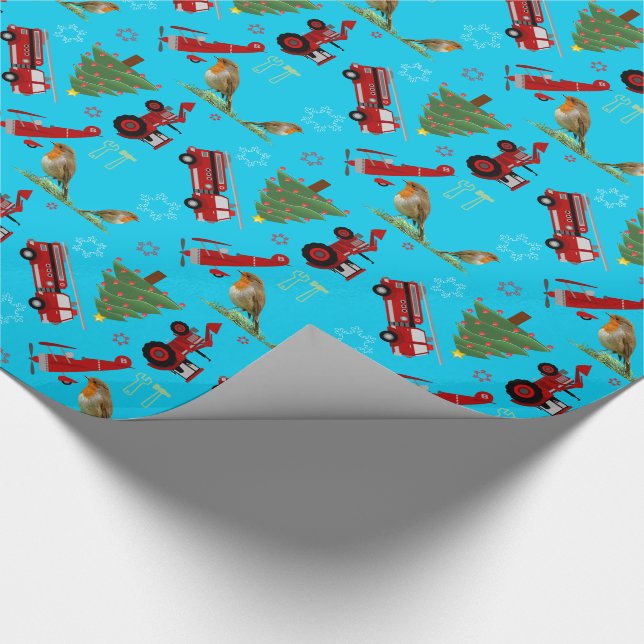Papel De Regalo Juguetes del navidad el | (Esquina)