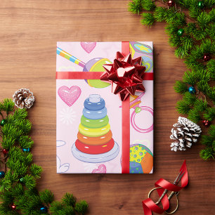Papel De Regalo Juguetes para bebés y elementos esenciales para la