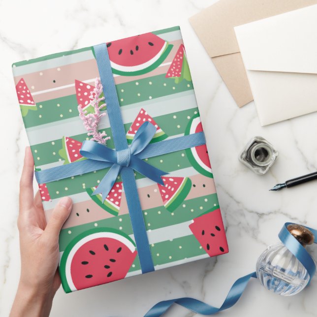 Papel De Regalo Juicy Watermelon (Regalar)