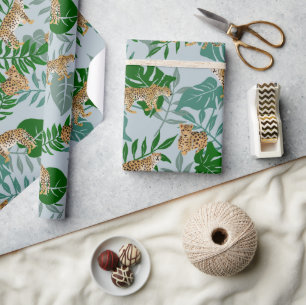 Papel De Regalo Jungla exótica de Leo