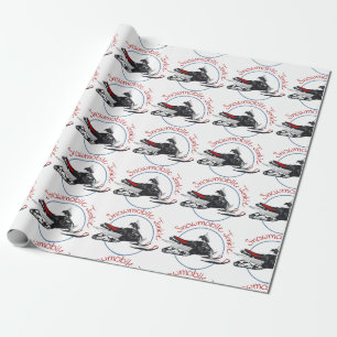 Papel De Regalo Junkie para motos de nieve