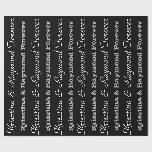 Papel De Regalo Juntos por siempre (Superficie plana)