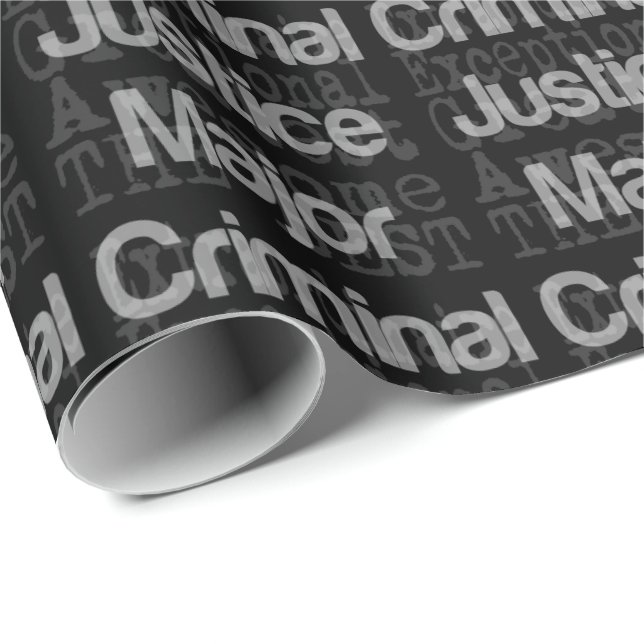 Papel De Regalo Justicia Penal Mayor Extraordinaria (Esquina del rollo)