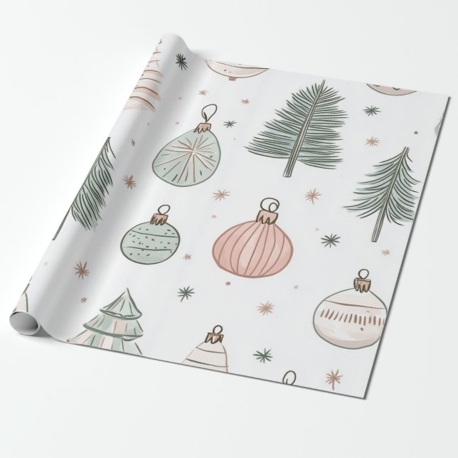 Papel De Regalo Kadopapier Kerst (Desenrollado)