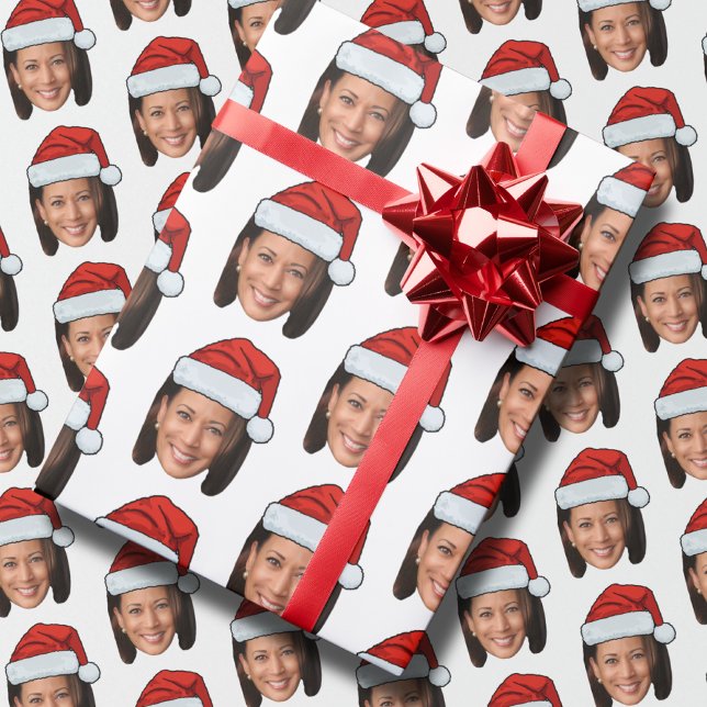 Papel De Regalo Kamala Harris Face (Subido por el creador)