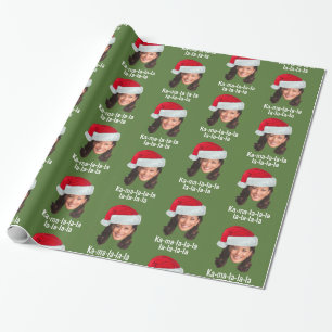 Papel De Regalo Kamala Santa Hat - Biden Harris 2020 vacaciones di