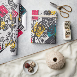 Papel De Regalo Kandinsky Pequeños Mundos V Resumen Clásico