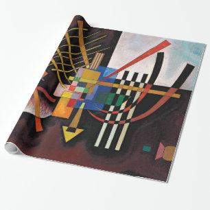 Papel De Regalo Kandinsky Resumen Pintura de arte clásico