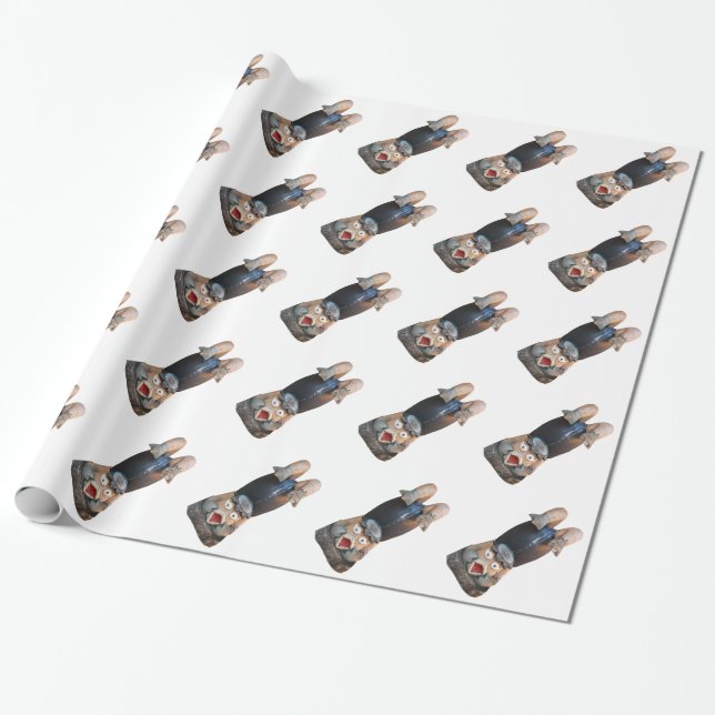 Papel De Regalo Kappa 河童 Handstand (Desenrollado)