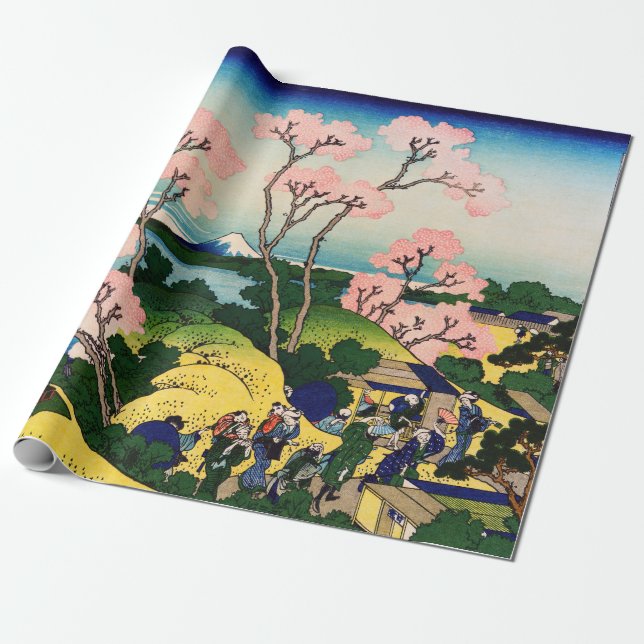 Papel De Regalo Katsushika Hokusai - Gotenyama, Tokaido, Shinagawa (Desenrollado)