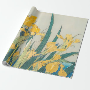Papel De Regalo Katsushika Hokusai - Grasshopper e Iris