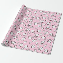 Papel De Regalo Kawaii Bunny Wraping Paper