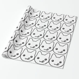 Papel De Regalo Kawaii Cat