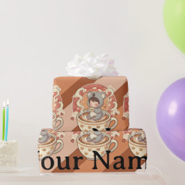Papel De Regalo Kawaii Chibi Koala Adventure Gift Wrapping Paper