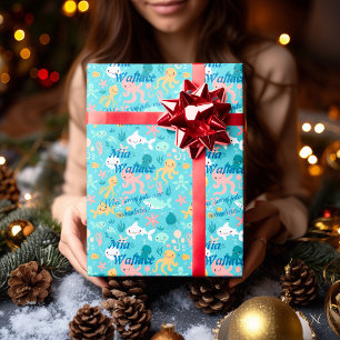 Papel De Regalo Kawaii personalizado: regalo de regalo de aventura