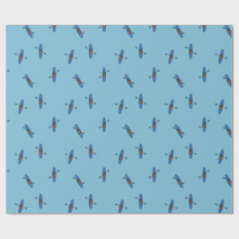 Papel de regalo Kayak Gathering Blue