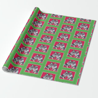 Papel De Regalo Keeshond Navidades Wrap