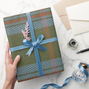 Papel De Regalo Kennedy Tartán Lana Ligera