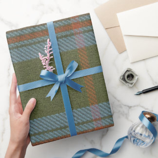 Papel De Regalo Kennedy Tartán Lana Ligera