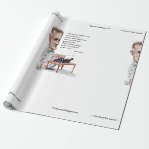 Papel De Regalo Kerr/Londres James Joyce e inglés son citas de tor