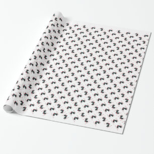 Papel De Regalo Kerry Blue Terrier Santa Paws
