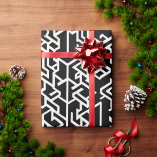 Papel De Regalo Kexogons árabes y líneas Patrón geométrico