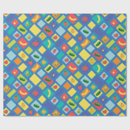 Papel De Regalo Kids Fruit and Veggie