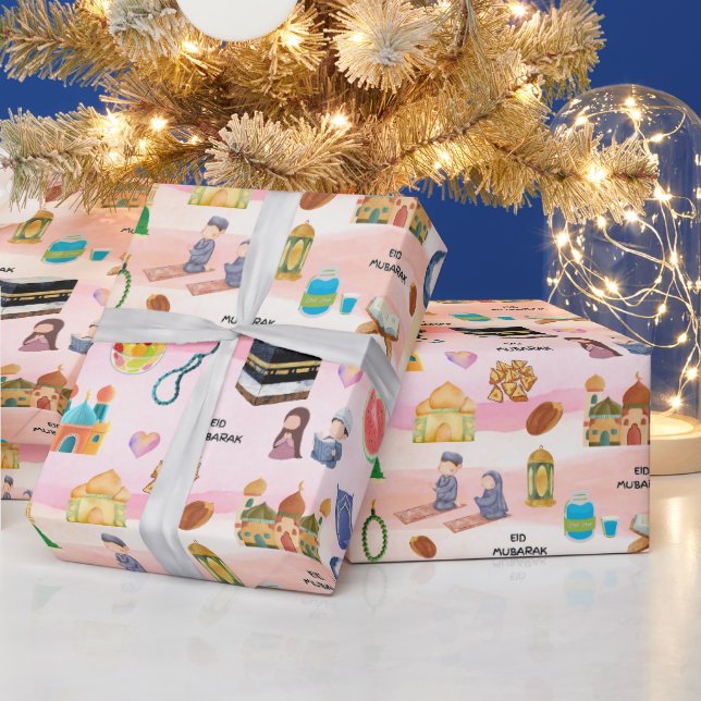 Papel De Regalo Kids Islamic Gift Wrap – Colourful Eid & Ramadan (Vacaciones)