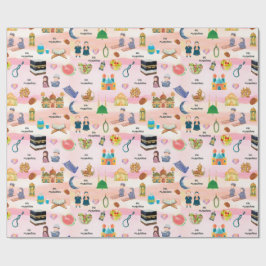 Papel De Regalo Kids Islamic Gift Wrap – Colourful Eid & Ramadan