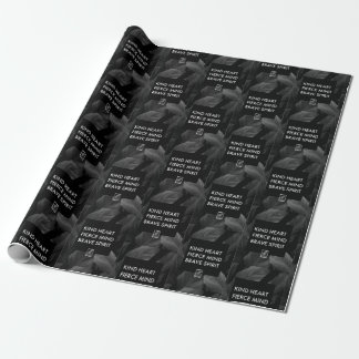 Papel De Regalo Kind Heart. Fierce Mind. Brave Spirit. Paper.