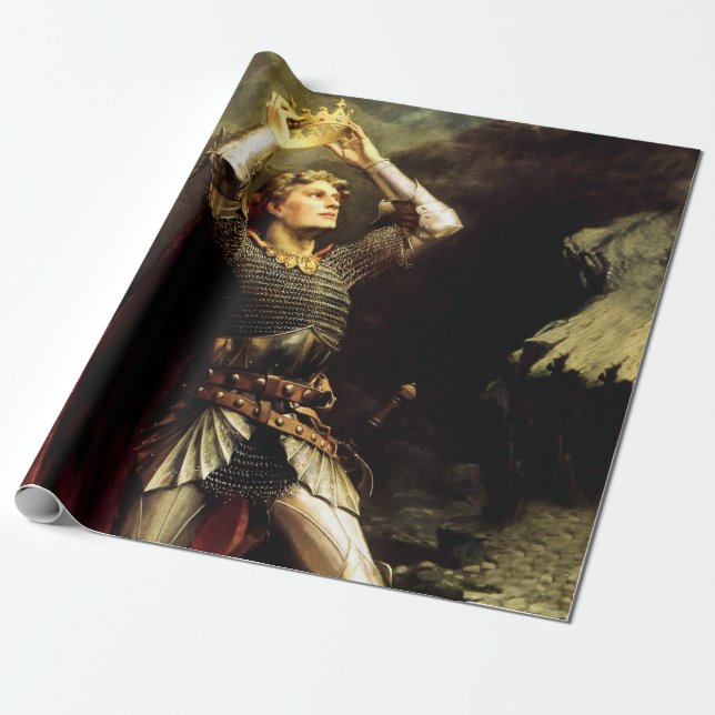 Papel De Regalo King Arthur por Charles Ernest Butler (Desenrollado)