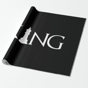 Papel De Regalo King Chess Piece Halloween Disfraces de ajedrez Lo