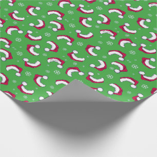Papel De Regalo KiniArt Santa Hat Navidades Giftwrap