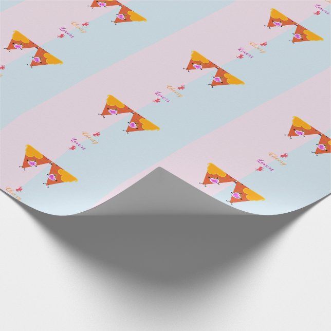 Papel De Regalo Kissing Nacho Valentines (Esquina)