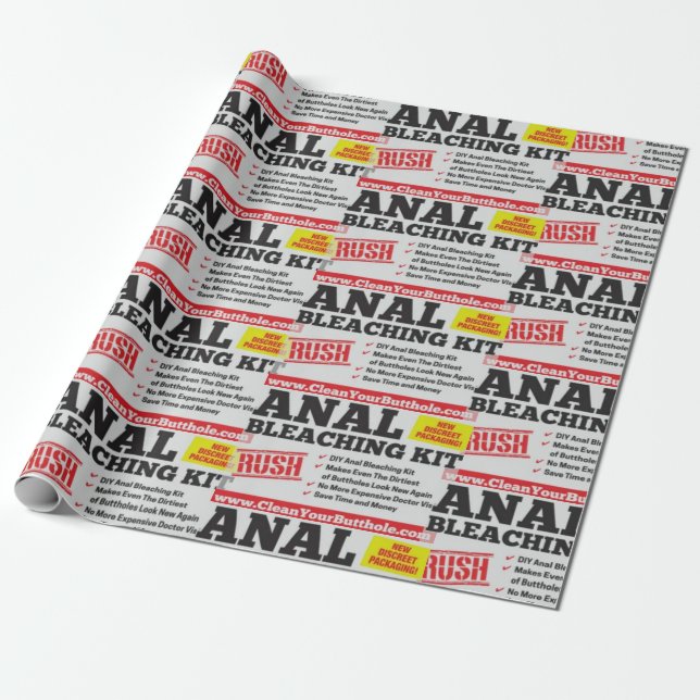 PAPEL DE REGALO KIT ANAL BLEACHING (Desenrollado)