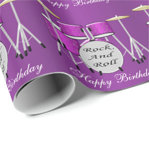 Papel De Regalo Kit de batería Cumpleaños