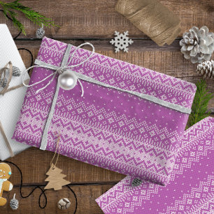 Papel De Regalo Knitted Stitch Pattern11 Orchid Pink ID208