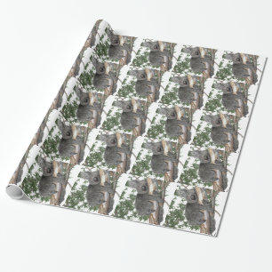 Papel De Regalo Koala en un árbol