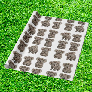 Papel De Regalo koalas australianos juguetones
