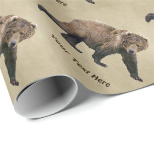 Papel De Regalo Kodiak Bear