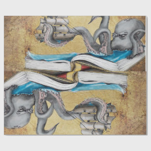 Papel De Regalo Kraken