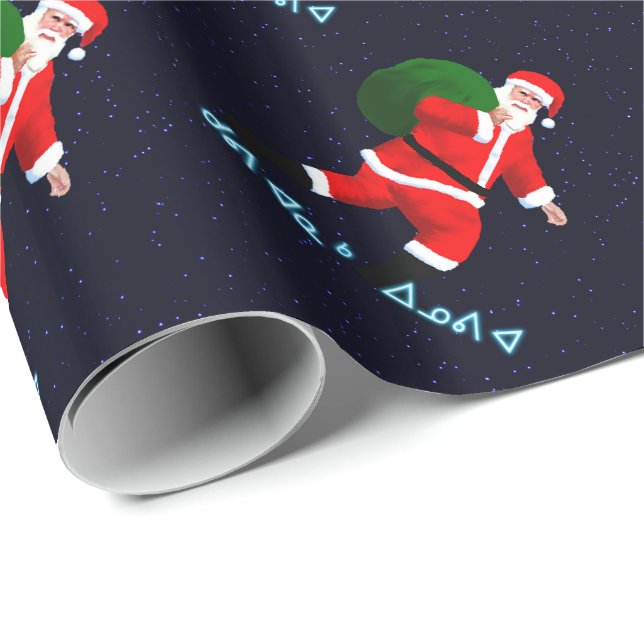 Papel De Regalo Kuvianak Innovia - Santa Claus (Esquina del rollo)