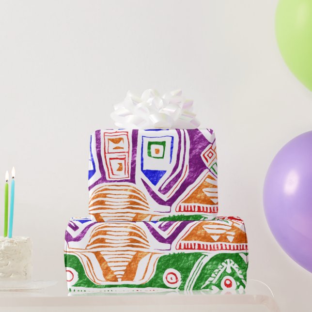 Papel De Regalo Kwanzaa (Regalos de fiesta)