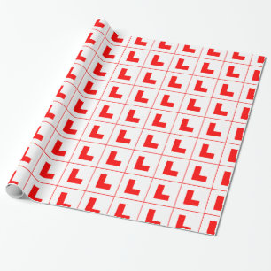 Papel De Regalo L-Plate Learner Driver / Bachelorette Hen Night