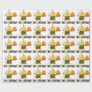 Papel De Regalo La abeja Bop un cumpleaños