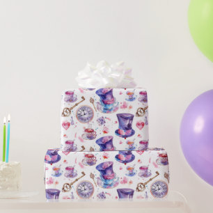 Papel De Regalo La acuarela de Lewis Carroll en el país de las mar