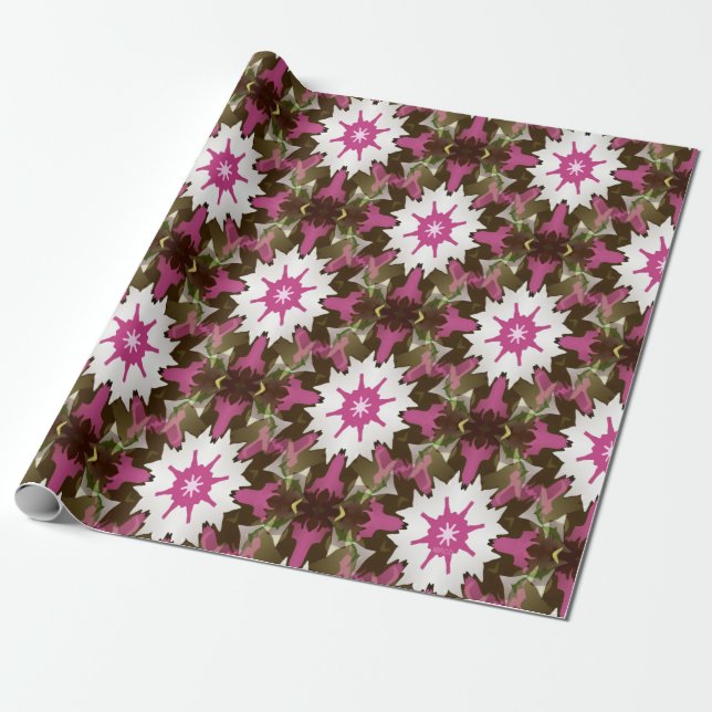 Papel De Regalo La alegría de rosa... (Desenrollado)