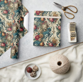 Papel De Regalo La Anarquía Arcana - Bandana floral gótica