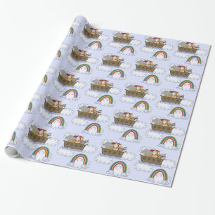 Papel De Regalo La arca Baby Shower de Noah